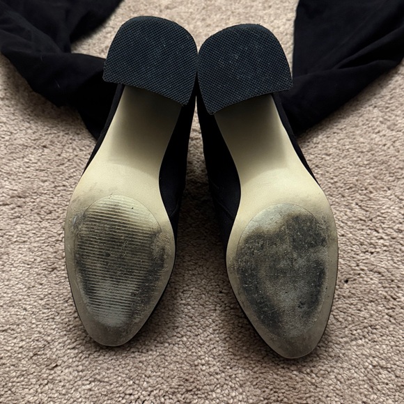 Steve Madden Osana Black Suede Over the Knee Boots Size 7.5 - Picture 9 of 16